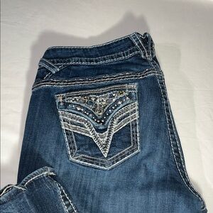 Vigoss  Jeans with Embellished Pockets